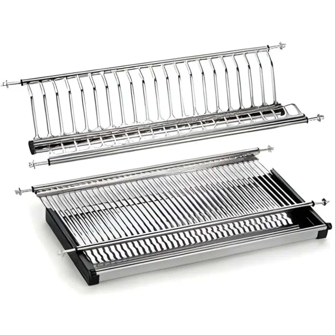 Scolapiatti da Incasso per Pensile Regolabile Organizzatore Piatti 76 cm