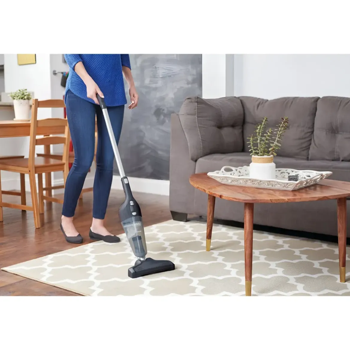 Scopa Elettrica Black+Decker 10,8V Ricaricabile 1,5 Ah 4 in 1 Portatile