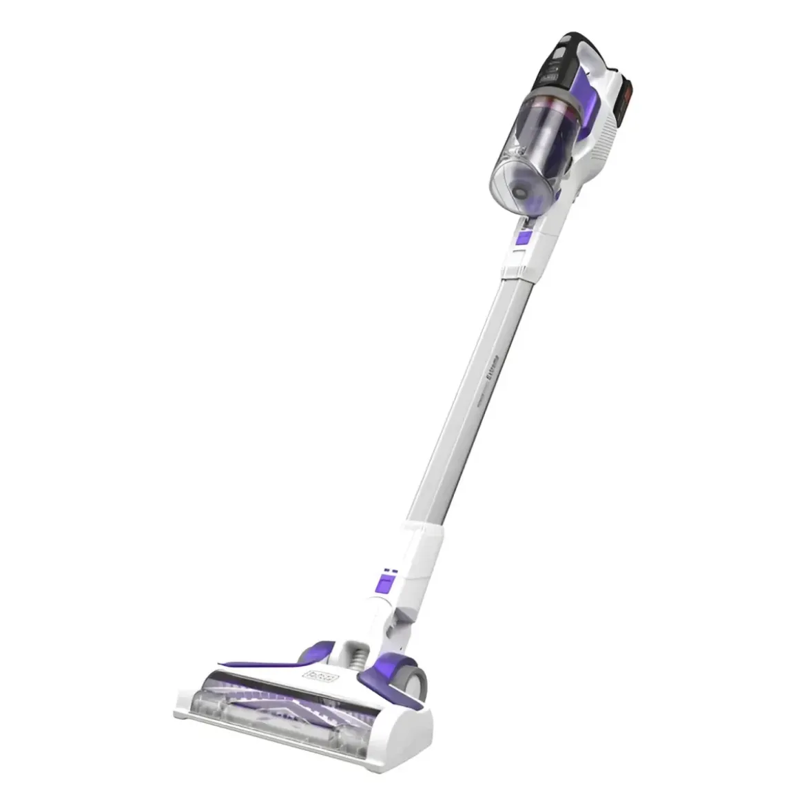 Scopa Elettrica Senza Fili Black and Decker 18V 2.5Ah Bianca Viola