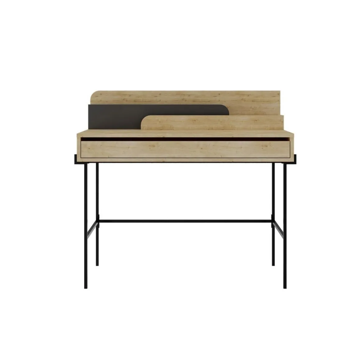 Scrivania con Cassetto Rovere 110x60 cm Camera Ufficio Studio
