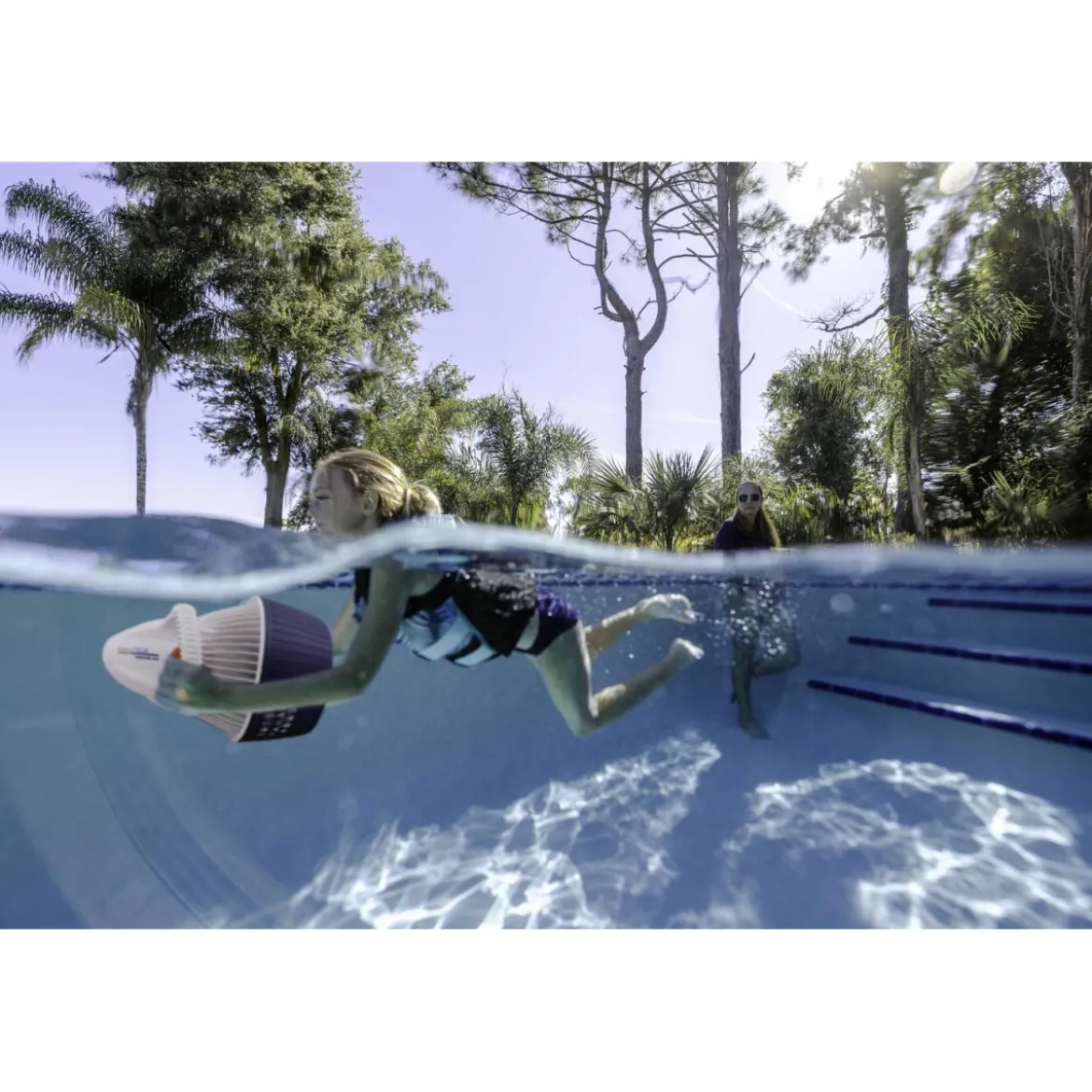 Seascooter MARLIN per Bambini Immersioni Portatile Acqua Scooter a Batteria