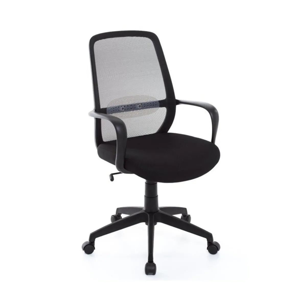 Sedia Ufficio Scrivania Ruote Nero Poltrona con Braccioli Operativa Ergonomica