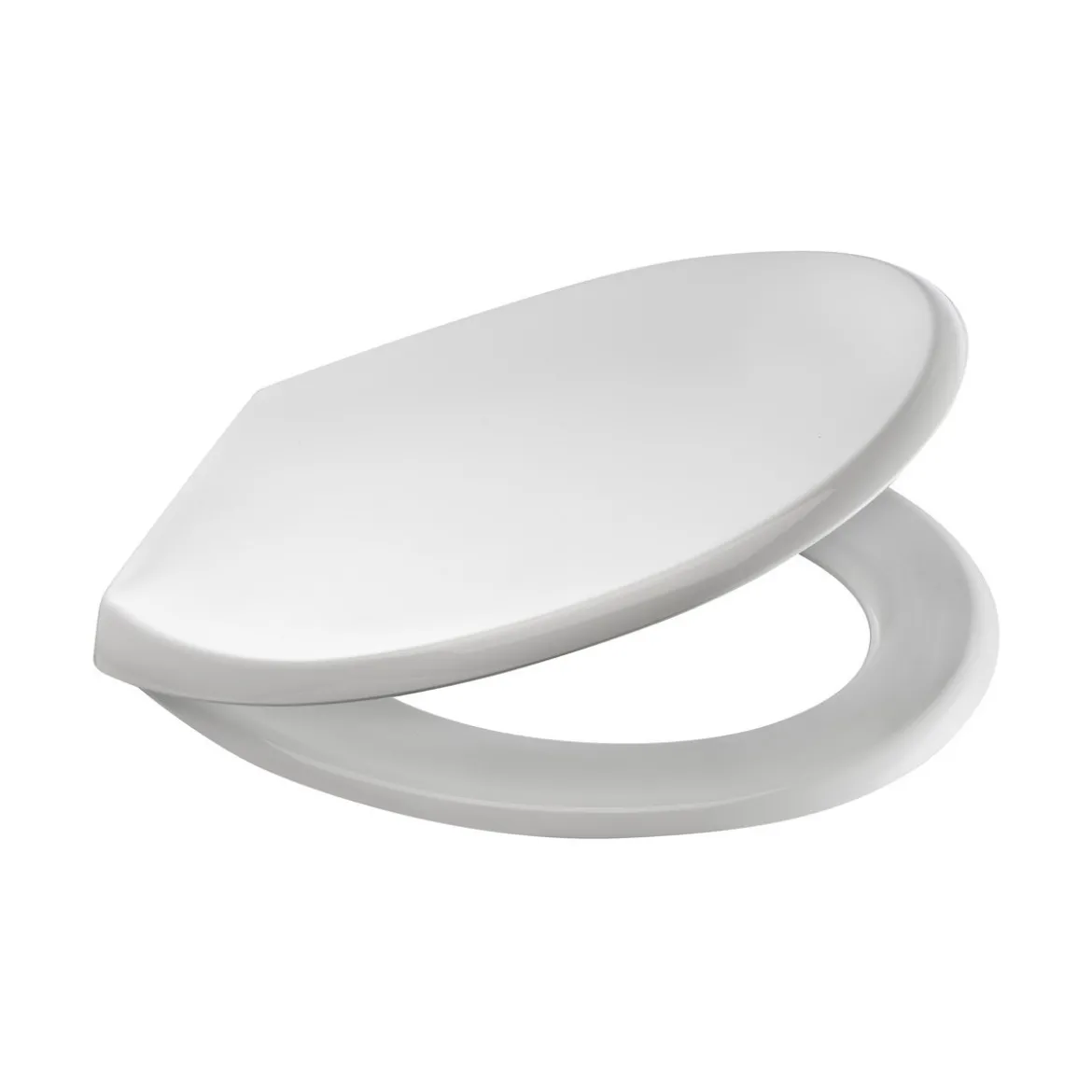 Sedile Water Asse in Resina Copri Wc Universale Tavoletta con Cerniere Plastica