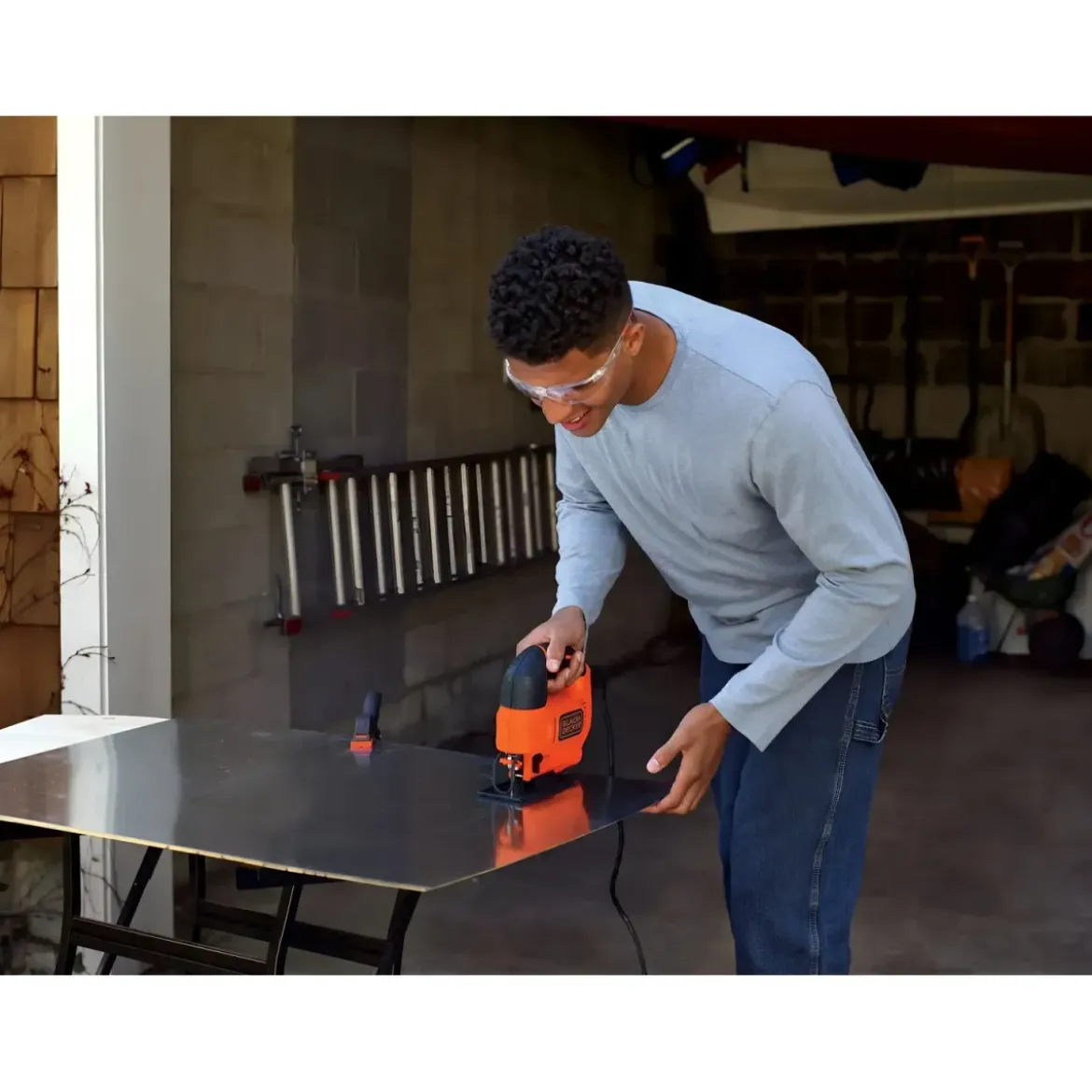 Seghetto Alternativo Black+Decker 520W Taglio Legno Acciaio Valigetta