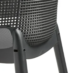 Set 6 Sedie da Esterno Keter Grafite Impilabili Resistenti UV Moderne