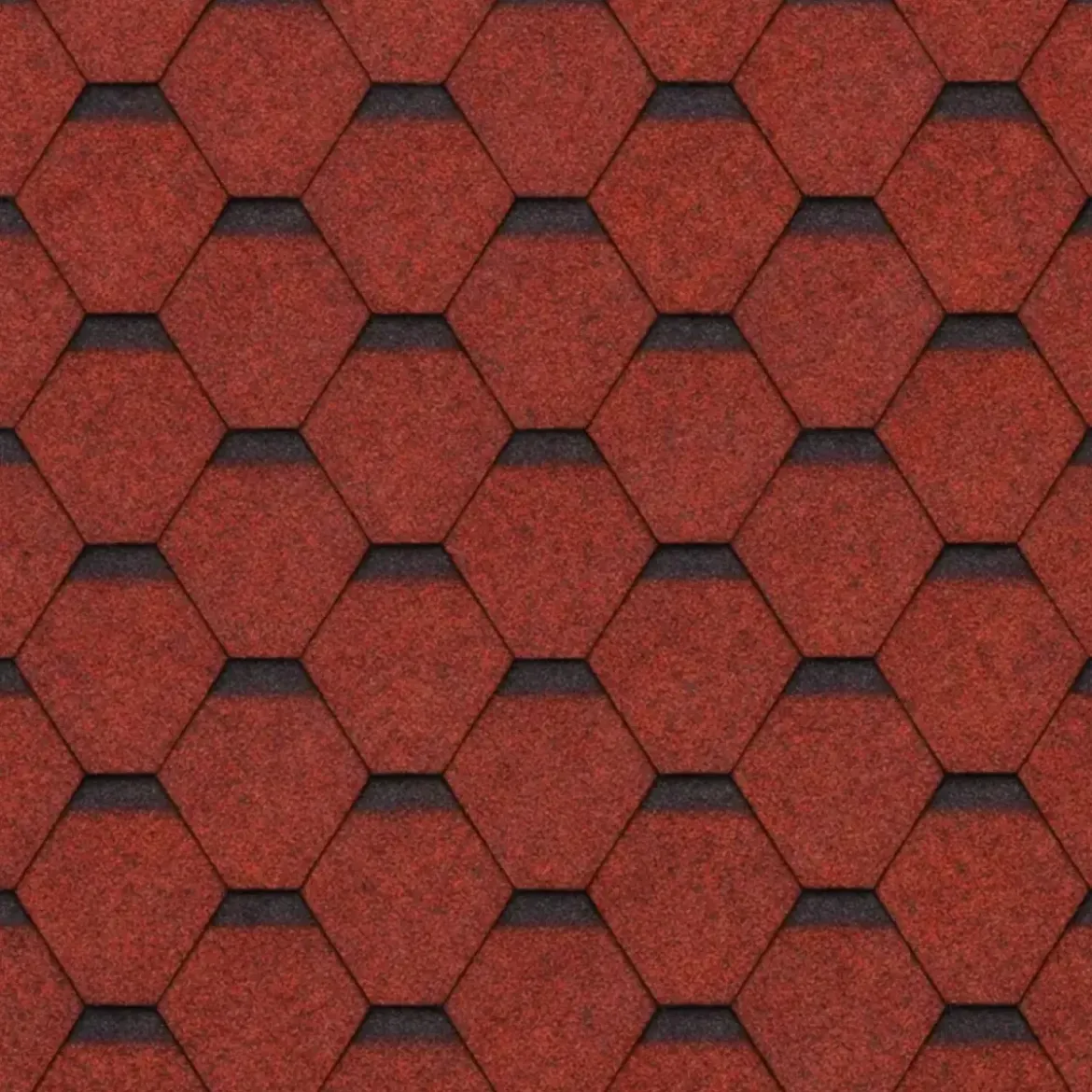 Set Tegole Bituminose Copertura Casette da Giardino 12 m2 Rosso
