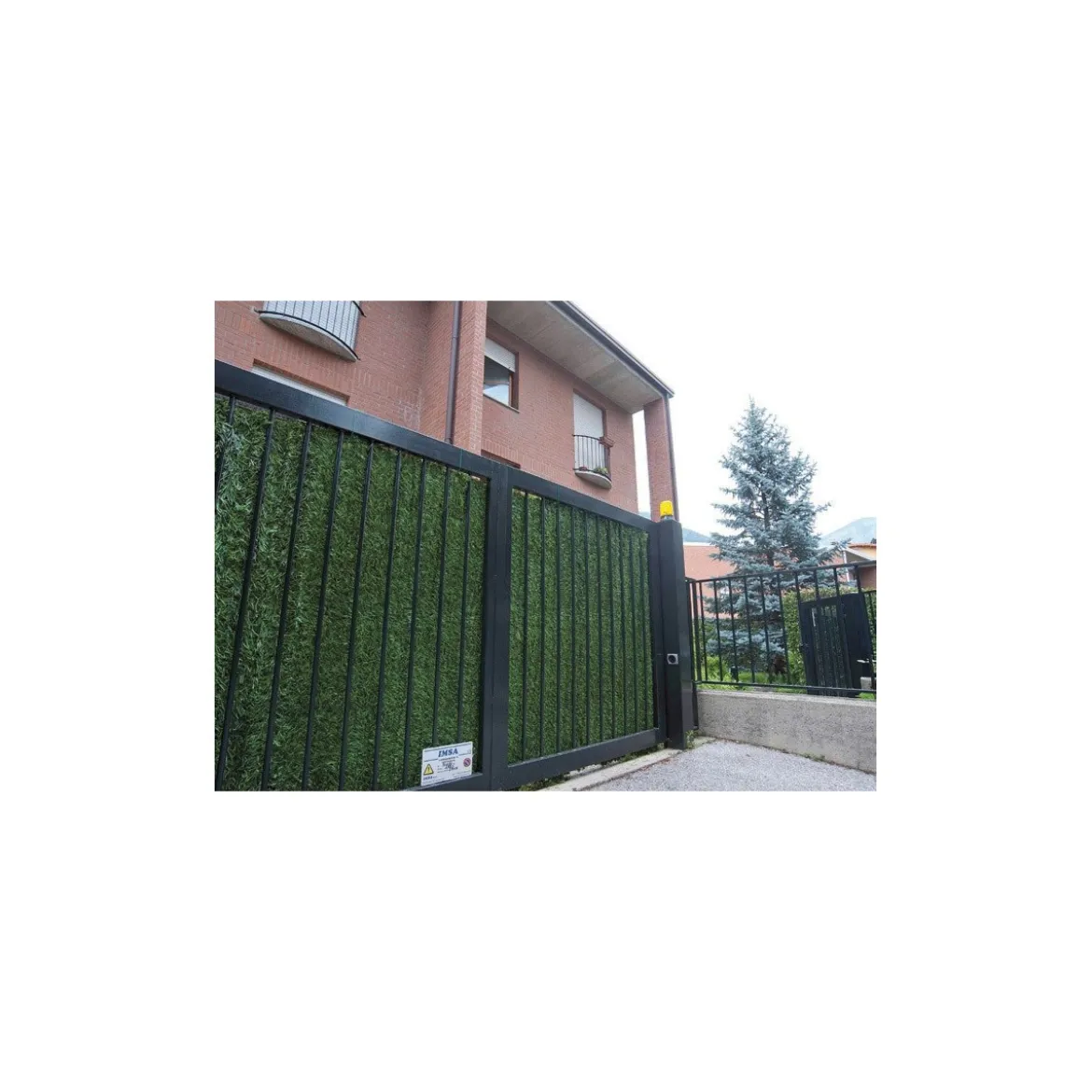 Siepe Artificiale 1x3 Finta Rotolo PVC Arella Sintetica Recinzione Ombreggiante