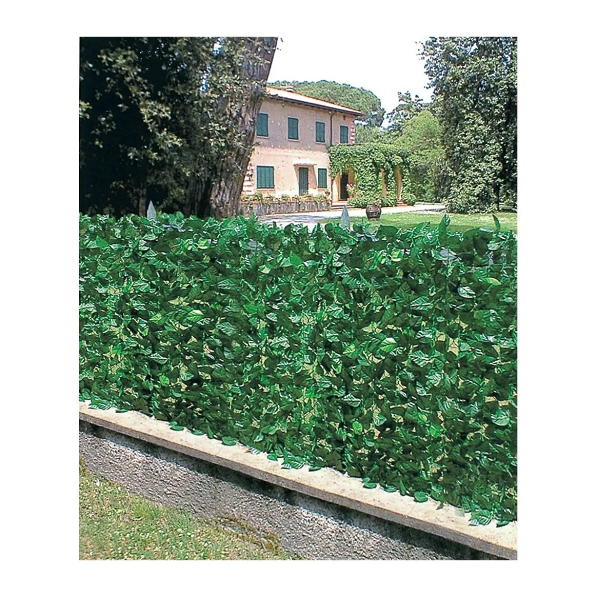 Siepe Finta 1x20 Rotolo Arella Sempreverde Artificiale Lauro Recinzione Giardino