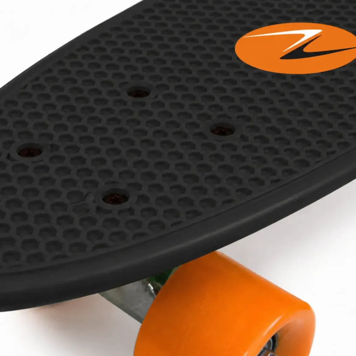 Skateboard 57x15 Nero con Cuscinetti ABEC7 in Polipropilene