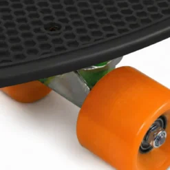 Skateboard 57x15 Nero con Cuscinetti ABEC7 in Polipropilene