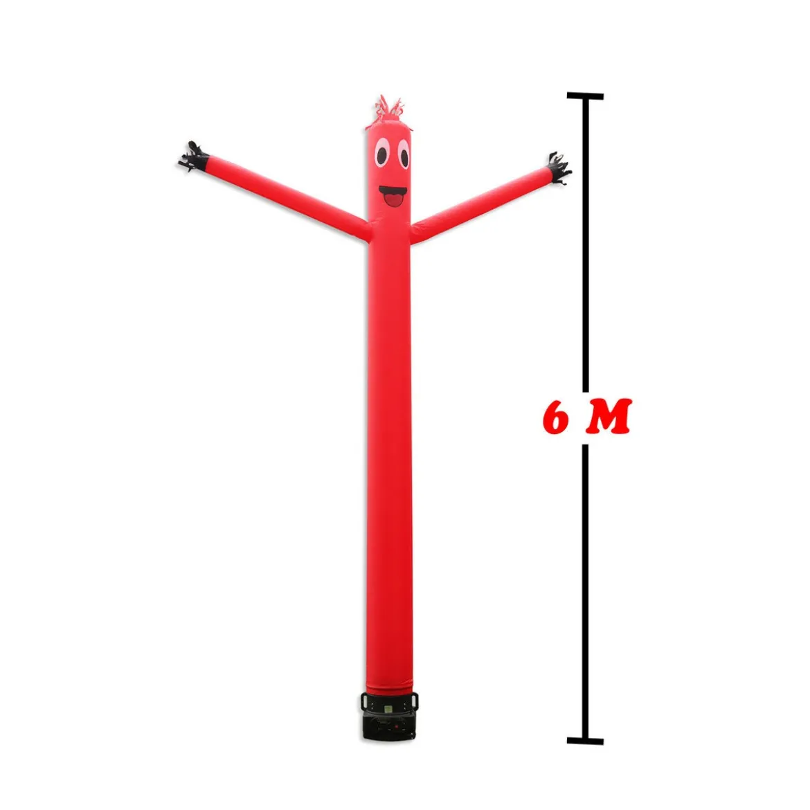 Sky Dancer gonfiabile 6 metri Pubblicita con motore aria Luci Led Telecomando