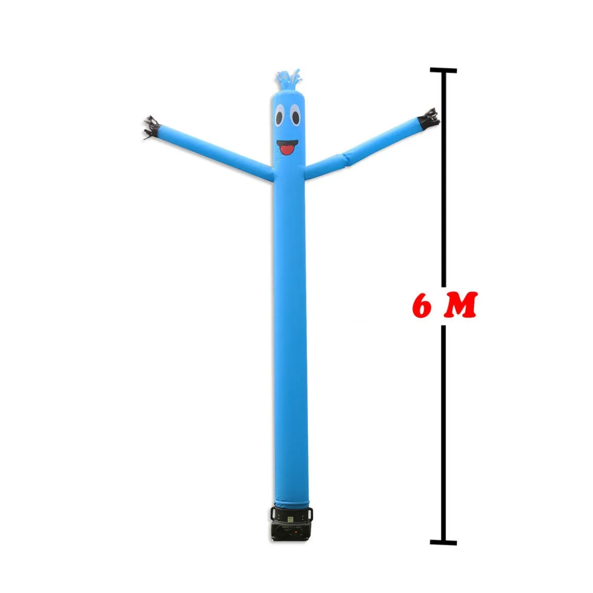 Sky Dancer gonfiabile 6 metri Pubblicita con motore aria Luci Led Telecomando