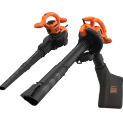 Soffiatore Black&Decker 2600W con Aspiratore e Trituratore per Giardino