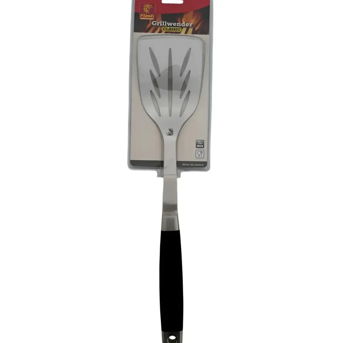 Spatola Barbecue Acciaio Inox Manico Antiscivolo Utensile Griglia