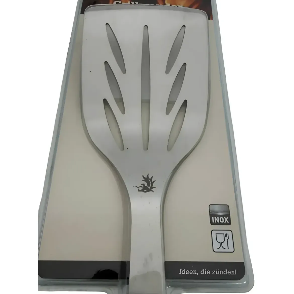 Spatola Barbecue Acciaio Inox Manico Antiscivolo Utensile Griglia