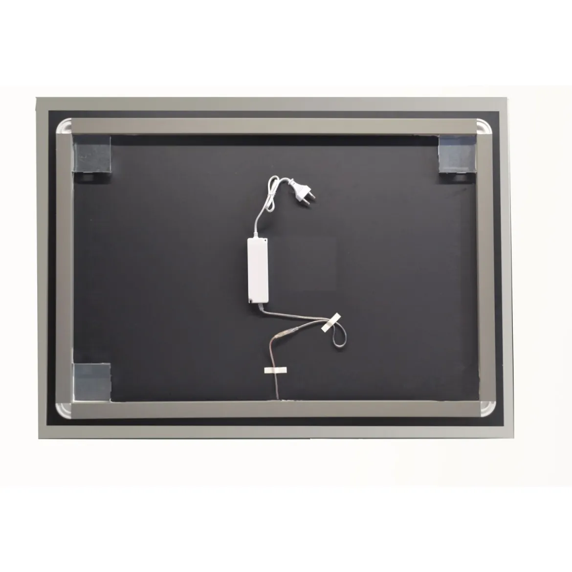 Specchio da Bagno Moderno Rettangolare 100x80 con Illuminazione a Led