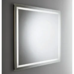 Specchio da Bagno Reversibile con Retroilluminazione Rettangolare 110x80