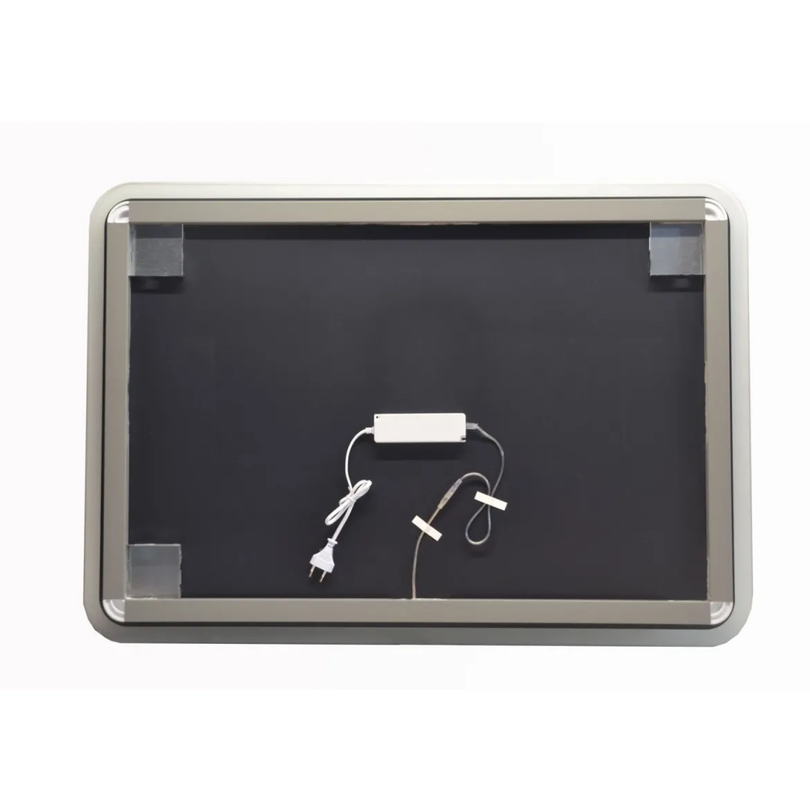 Specchio Retroilluminato a Led 80x60 Rettangolare Reversibile per Bagno