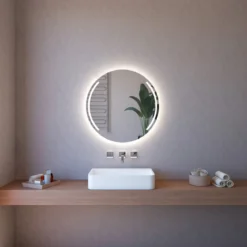 Specchio Rotondo con Illuminazione Perimetrale Led 75 cm per Bagno
