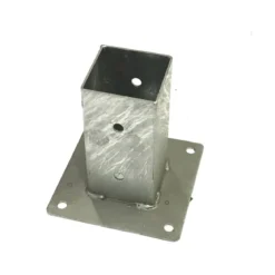 Staffa a Bicchiere 12x12 Palo Quadrato Porta Pilastro Pergole in Legno