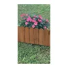 Steccato Bordura Aiuola 120 cm da Giardino Recinzione Staccionata In Legno Pino