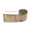 Steccato Bordura Aiuola 200x20 cm da Giardino Recinzione Staccionata Rollborder