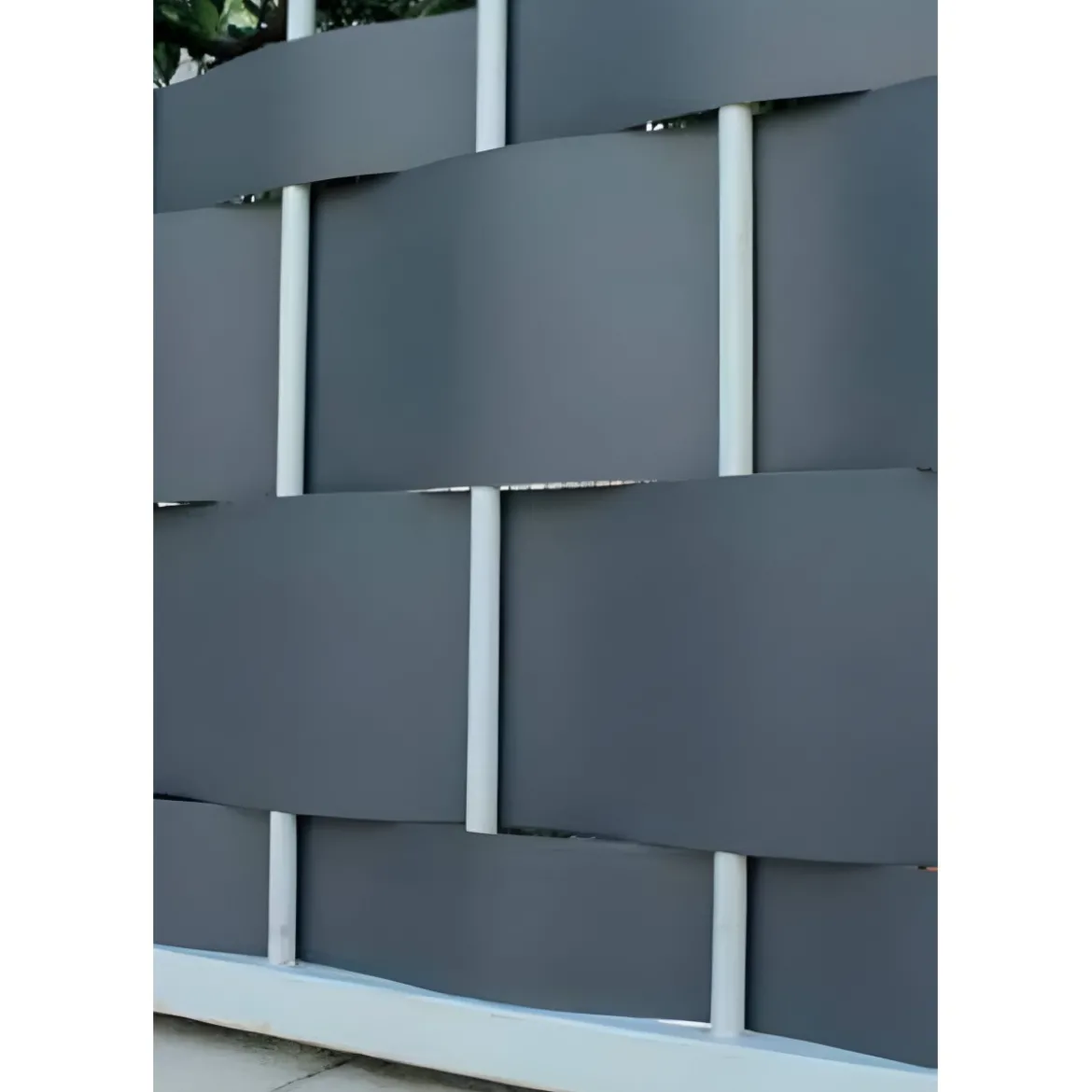 Strisce Frangivista in PVC Fogliame 35 m x 19 cm con Clip per Recinzione