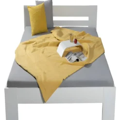 Struttura Letto Singolo 90x200 senza Doghe Bianco
