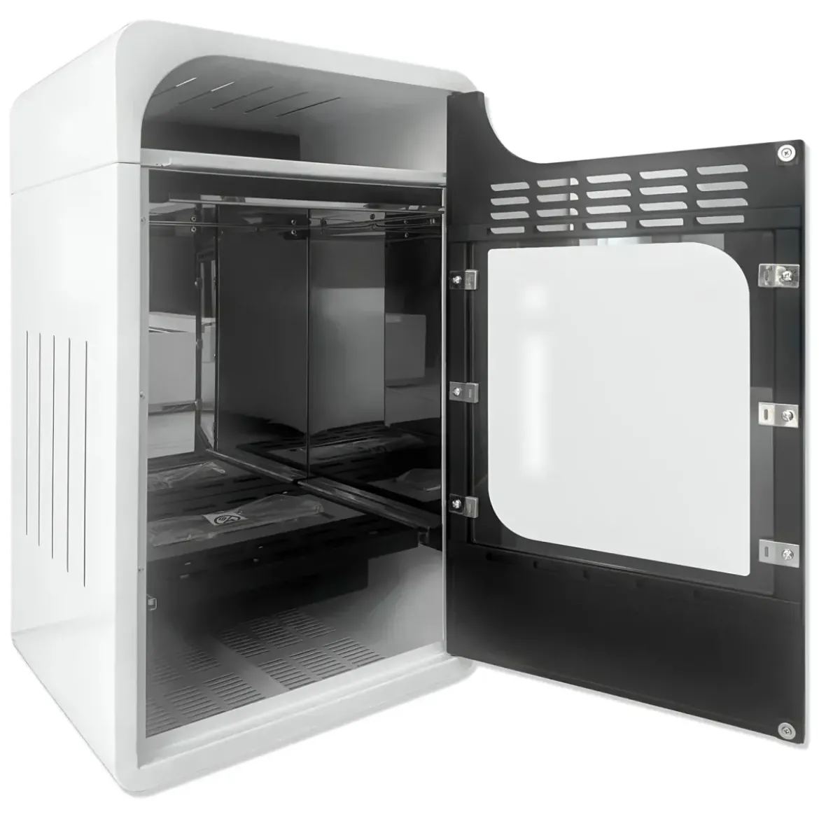 Stufa a Bioetanolo Ventilata 3 kW a Pavimento Bruciatore 1,5 lt Bianco