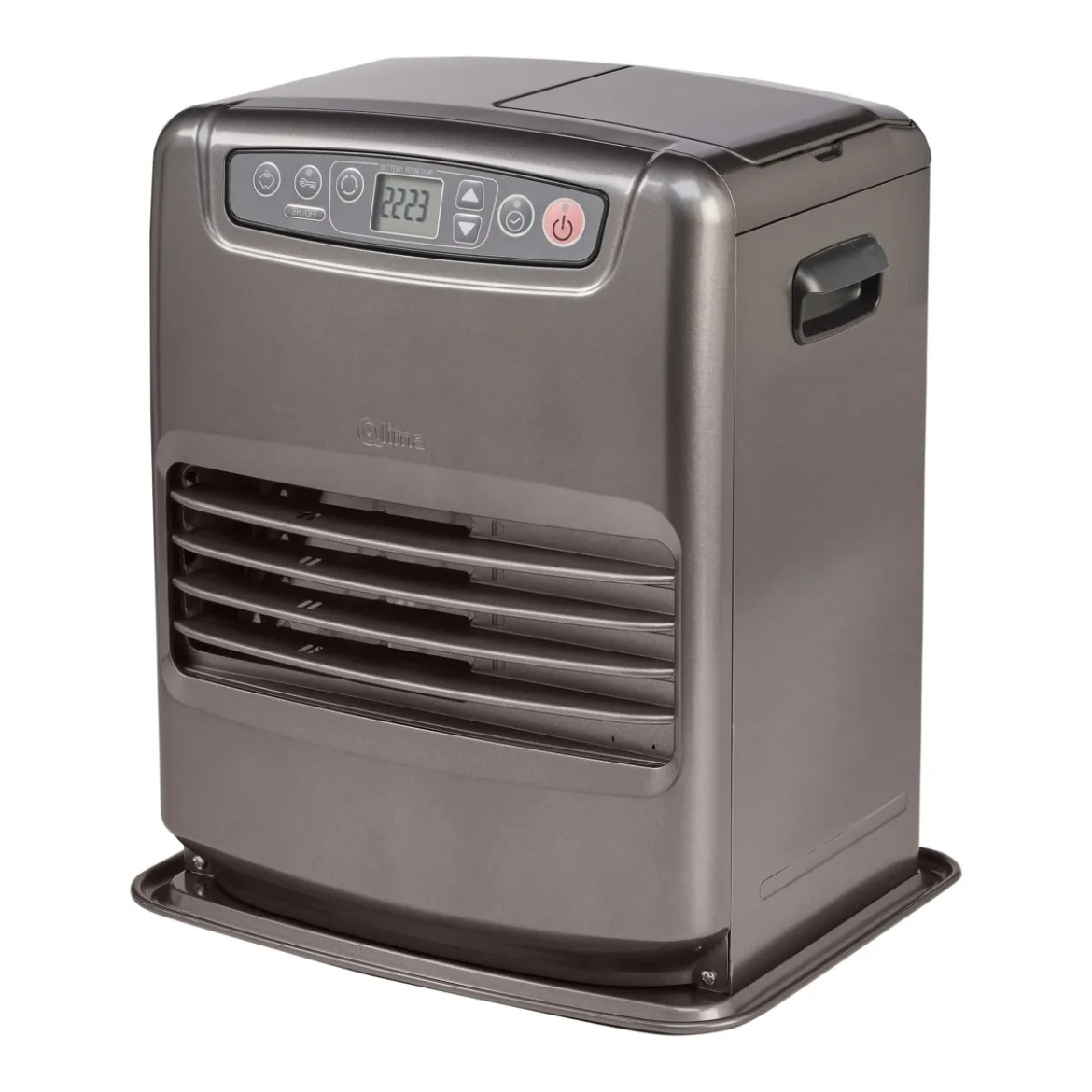 Stufa a Combustibile Liquido Elettrica 3 Kw Serbatoio 5lt Grigio