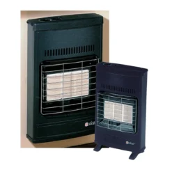 Stufa a Gas Metano Ventilata Parete Appoggio ad Infrarossi Catalitica Fiamma