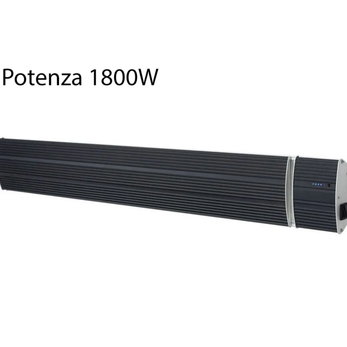 Stufa a Infrarossi da Esterno 1800W Radiatore per Parete in Ceramica