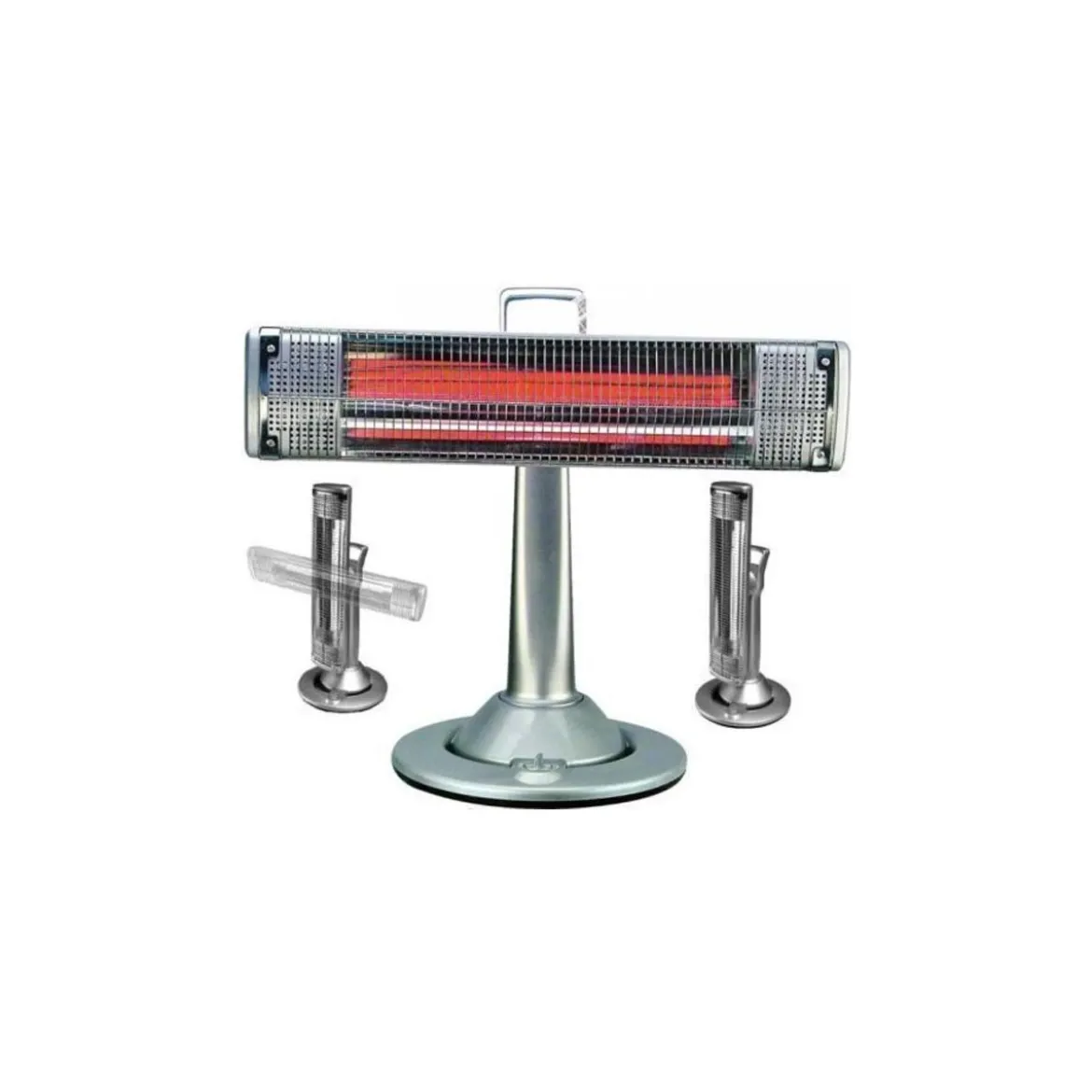 Stufa al Carbonio Infrarossi 900w Oscillante Caldo Bagno Basso Consumo 2 Potenze