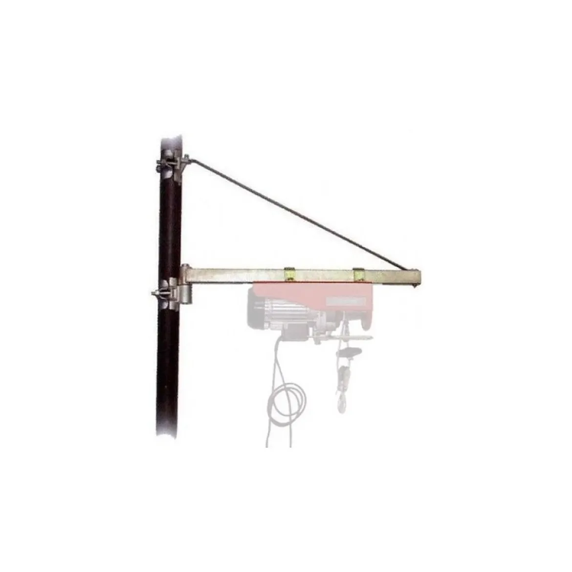 Supporto a Bandiera Montacarichi Hercules 300kg Braccio Tiratutto Paranco Argano