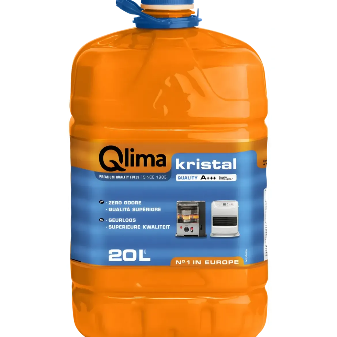 4 Taniche Combustibile Liquido Stufe Portatili 20L Paraffina Premium