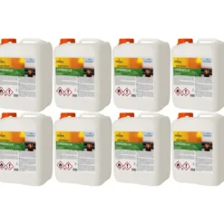 8 Taniche 5L Bioetanolo con Citronella per Biocamini da Esterno