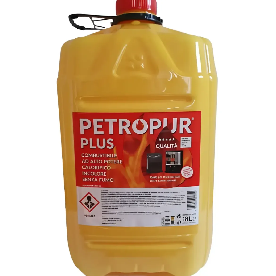 2 Taniche 18L Riciclabile Combustibile Liquido Inodore Stufe Portatili