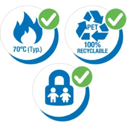 4 Taniche PET Riciclabile 10L Combustibile Liquido Paraffina per Stufe