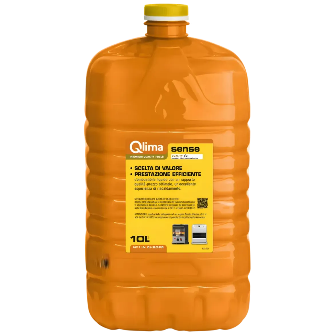 8 Taniche PET Riciclabile 10L Combustibile Liquido Paraffina per Stufe