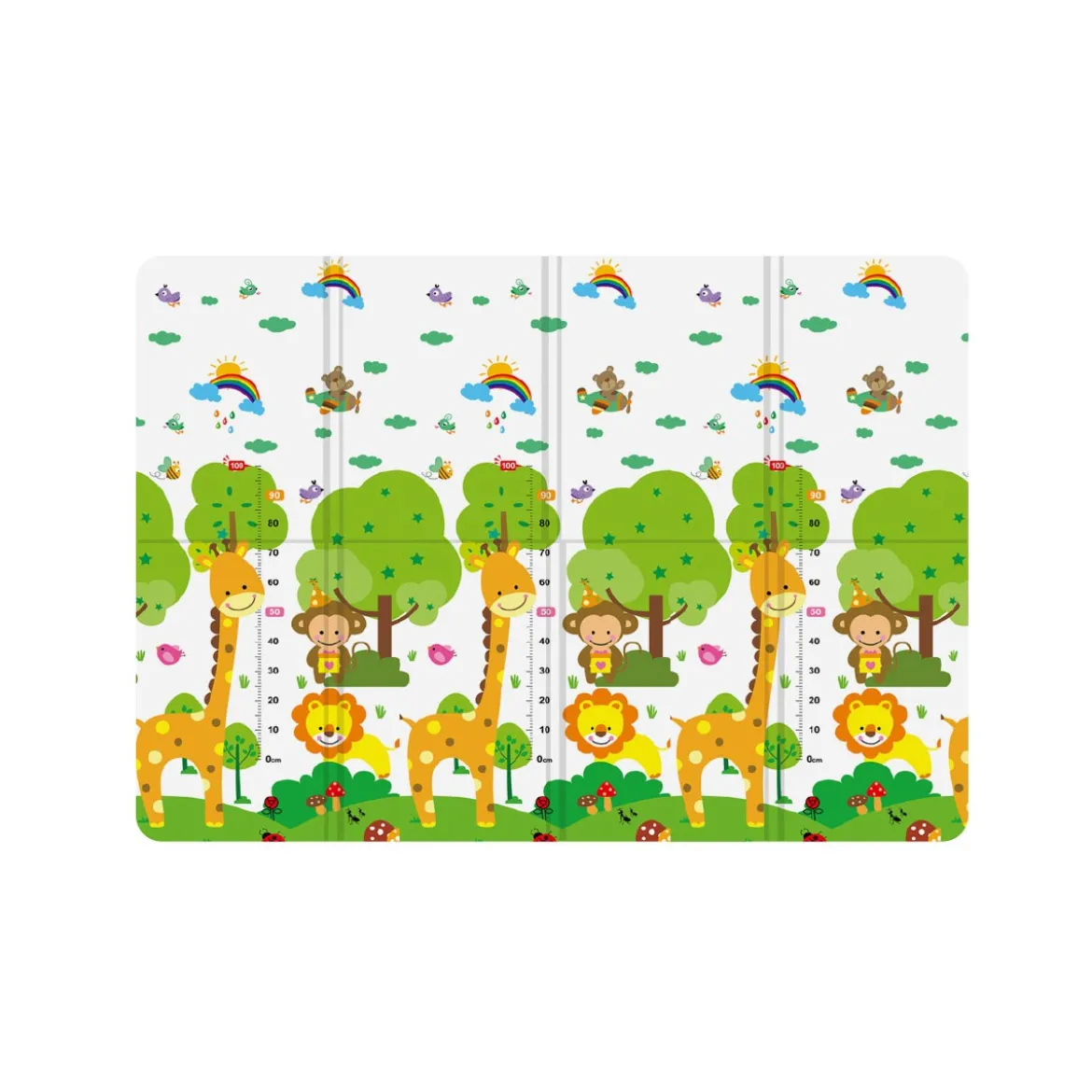 Tappeto Antitrauma per Bambini 200x150 Pieghevole Tappetone Morbido
