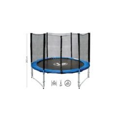 Tappeto Elastico Diametro 400 Max 150 kg Bambini Rete Sicurezza Trampolino Gioco