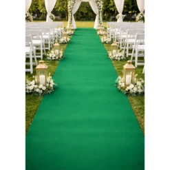 Tappeto Moquette 1x30 m Verde Passatoia Antiscivolo da Esterno Interno
