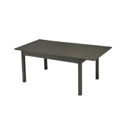 Tavolo Allungabile 120 160x80 Rovere Grafite Estensibile Rettangolare da Cucina