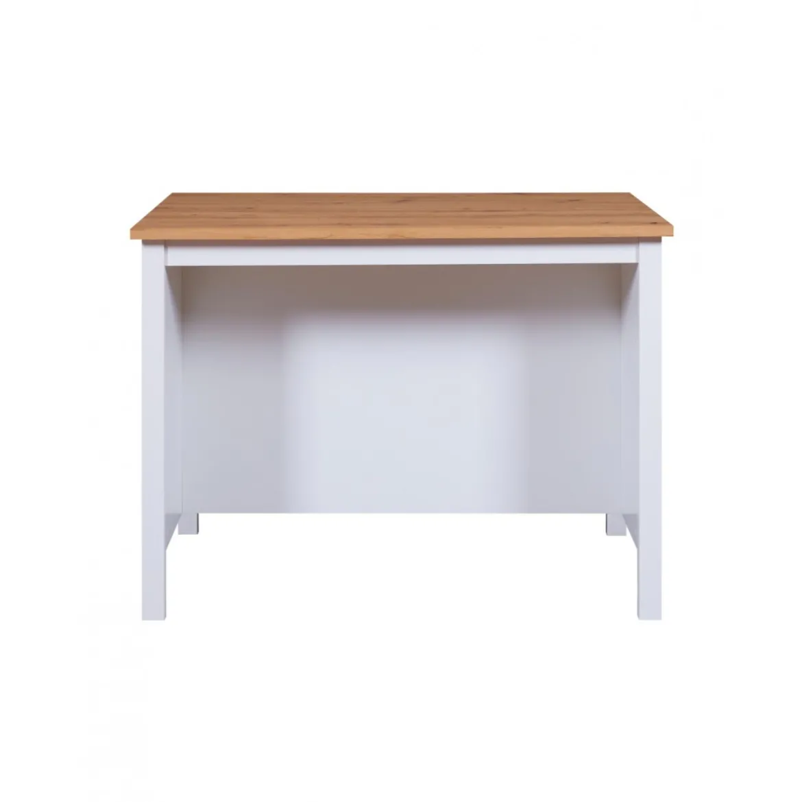 Tavolo Alto da Pranzo Mobile Bianco con Ripiani Penisola per Cucina