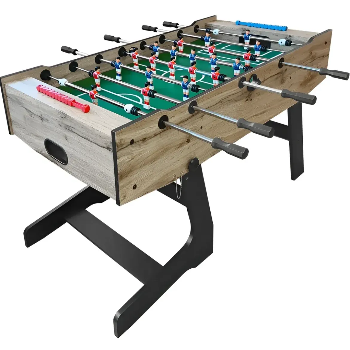 Tavolo Biliardino Calcetto Deluxe da Gioco Richiudibile Regolamentare