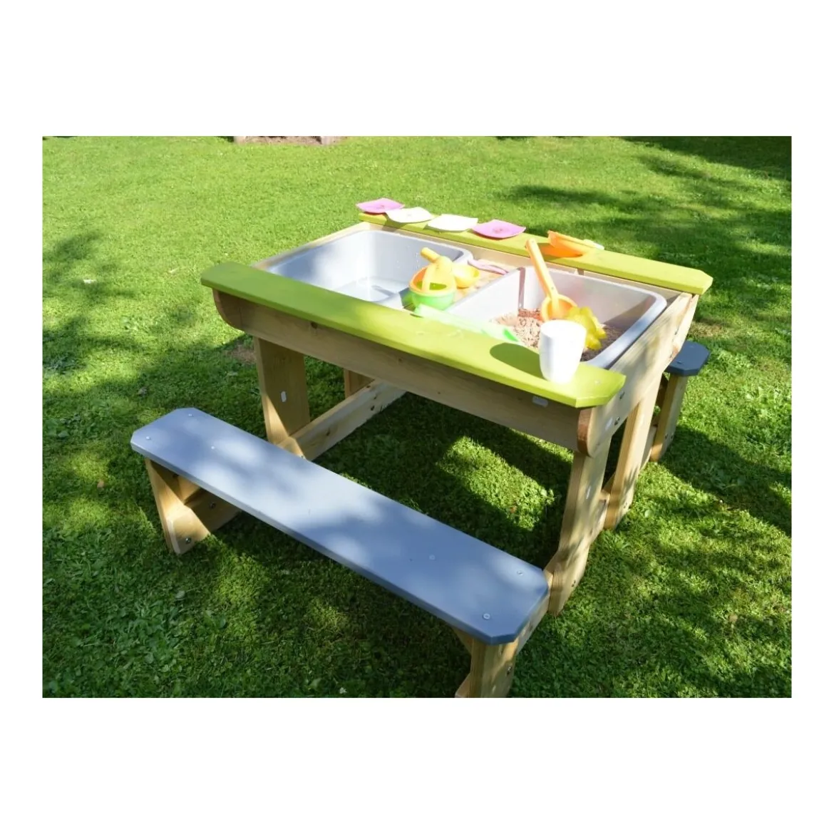 Tavolo da Pic Nic in Legno per Bambini da Giardino
