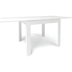 Tavolo da Pranzo a Libro 90x90 cm Bianco Moderno