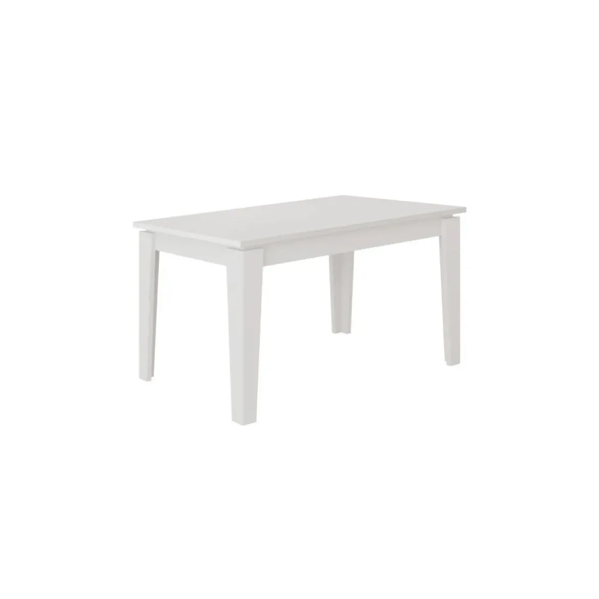 Tavolo da Pranzo Estensibile Allungabile 140/190 x 80 Bianco