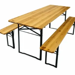 Tavolo e Panche Birreria 220x70 cm per Feste e Sagre
