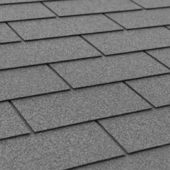 Tegole Bituminose Grigio Rettangolari 9 m2 Copertura Garage da Esterno